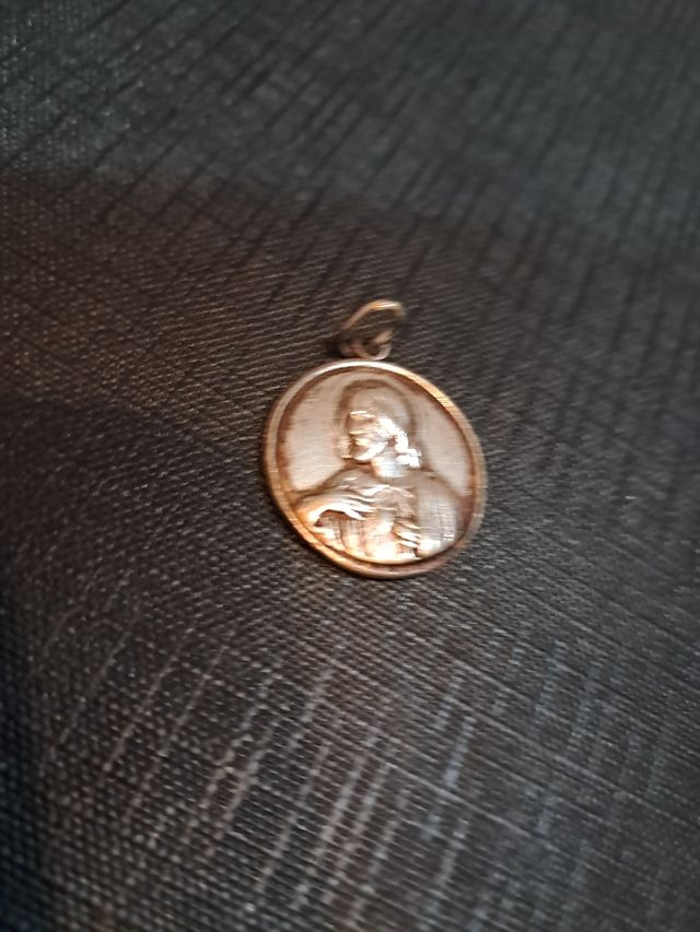 Medalla plata corazón de Jesús