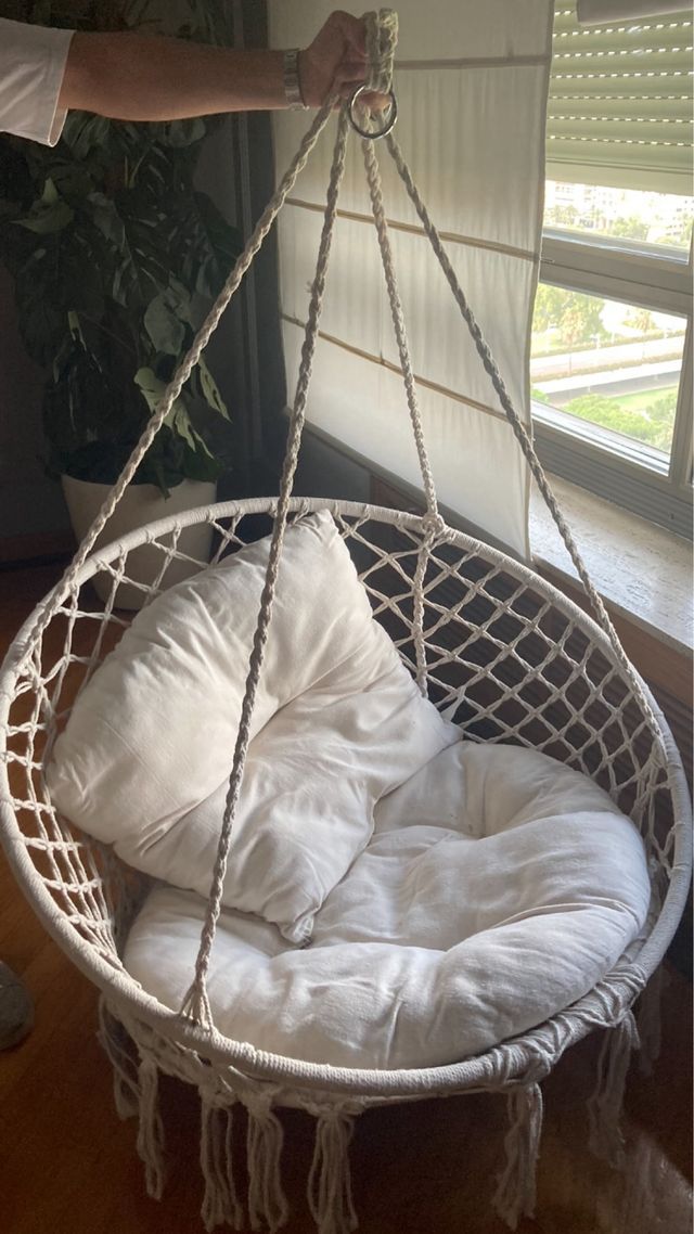 Hamaca redonda colgante