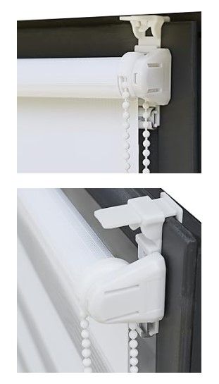 Estor enrollable doble capa, 56x150cm.