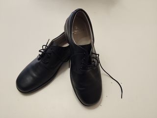 Zapato comunión niño azul marino