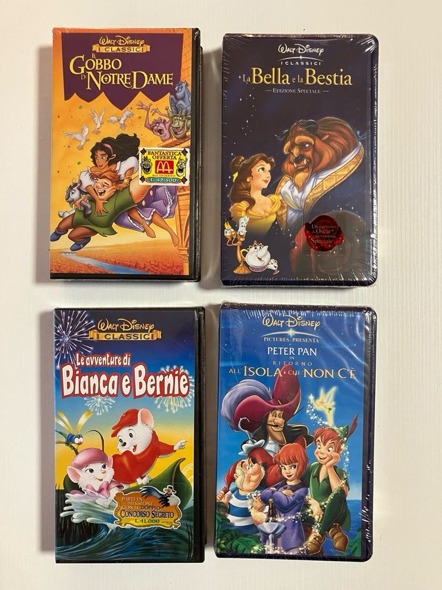 Lotto VHS nuove impellicolate e mai aperte