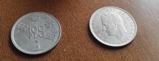 Moneda antigua 100 pesetas España 1980