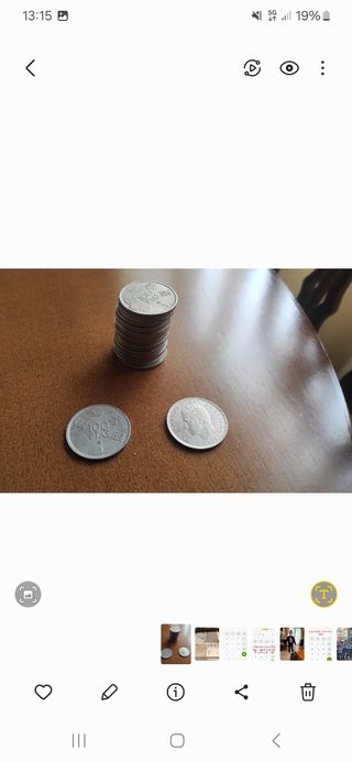 Moneda antigua 100 pesetas España 1980