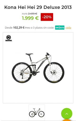 Bicicleta Kona Hei Hei