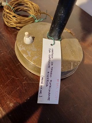 lampada da tavolo anni 50 originale