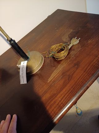 lampada da tavolo anni 50 originale