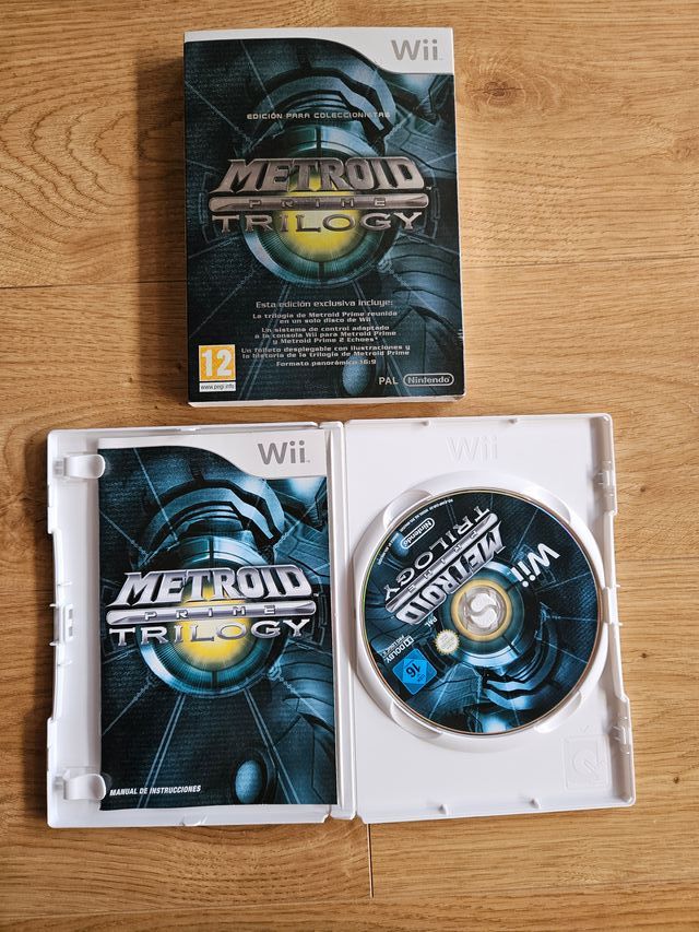 Juego Metroid Prime Trilogy Wii.