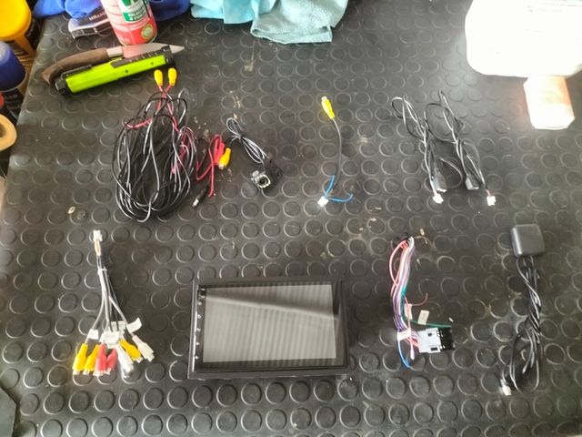 Pantalla coche 7 pulgadas táctil cámara trasera