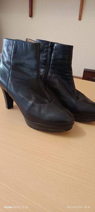 Botines piel 38