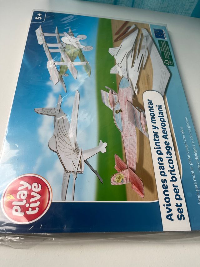 Aviones para pintar y montar