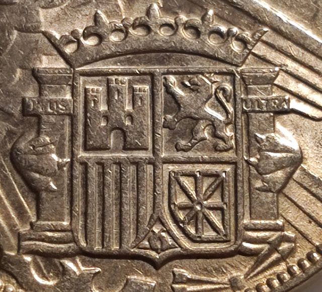 F21 Moneda 25 pesetas Franco 1957 66 EBC