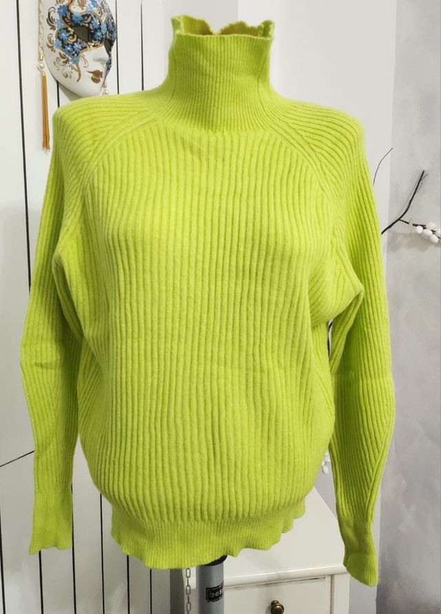 Maglione verde acido