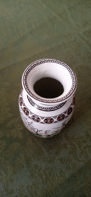 Jarrón chino de porcelana.