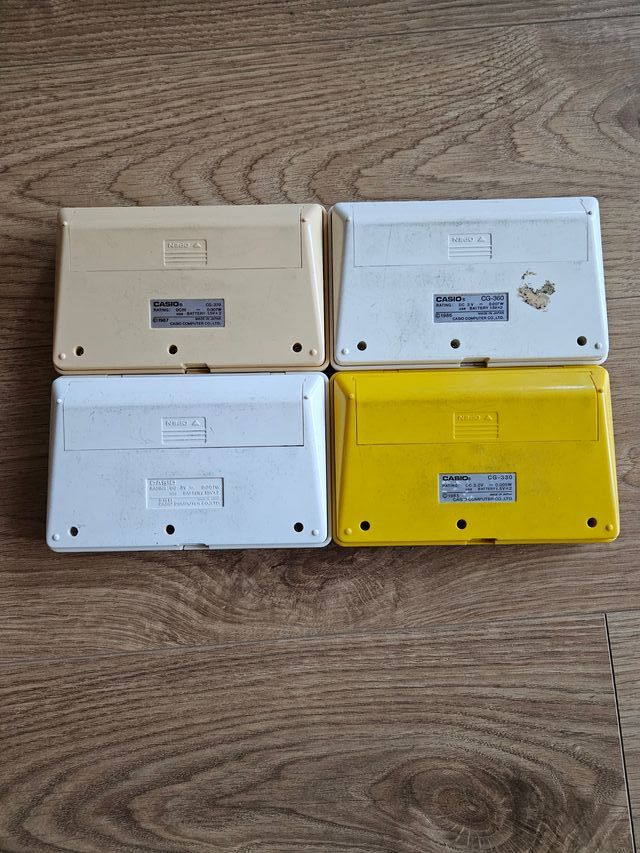 Espectacular Pack retro 4 Consolas CASIO 1987