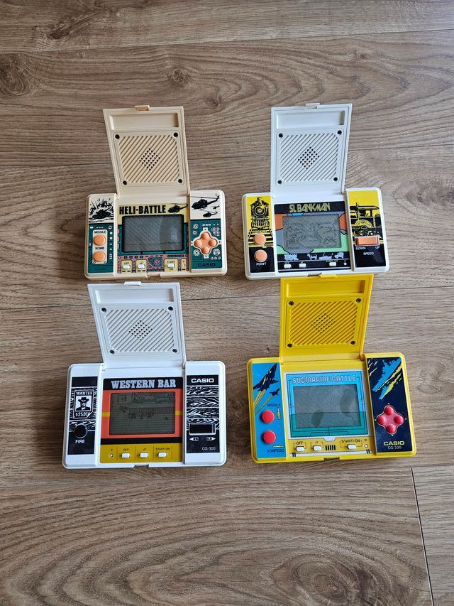 Espectacular Pack retro 4 Consolas CASIO 1987