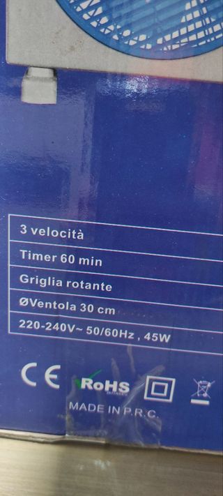 Ventilatore da tavolo