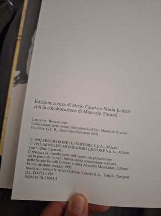 Libro fumetti Dylan Dog