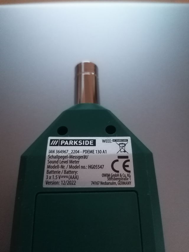 DECIBELIMETRO/FONOMETRO