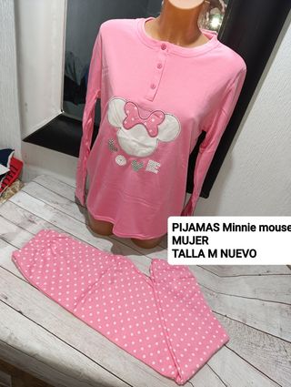 Pijama rosa Minnie mouse talla  S A 3xl