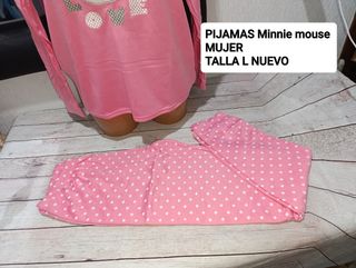 Pijama rosa Minnie mouse talla  S A 3xl