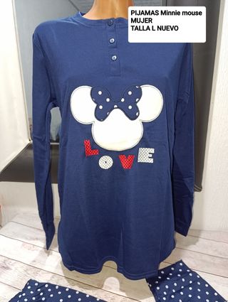 Pijama rosa Minnie mouse talla  S A 3xl