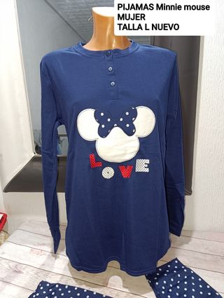 Pijama rosa Minnie mouse talla  S A 3xl