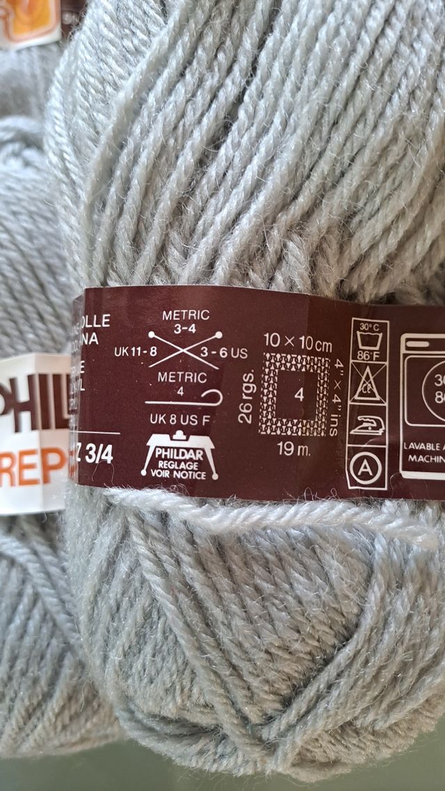 10 gomitoli di lana Phildar