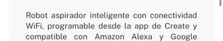 CREATE NETNOT  Robot aspirador friegasuelos