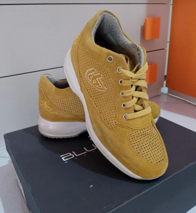 Scarpe donna blu byblos nuovissimo con scatolo