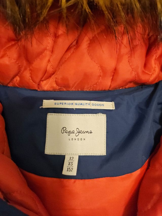 Plumifero Azul Pepe Jeans Niño 12a