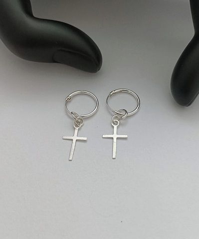 Pendientes plata de ley