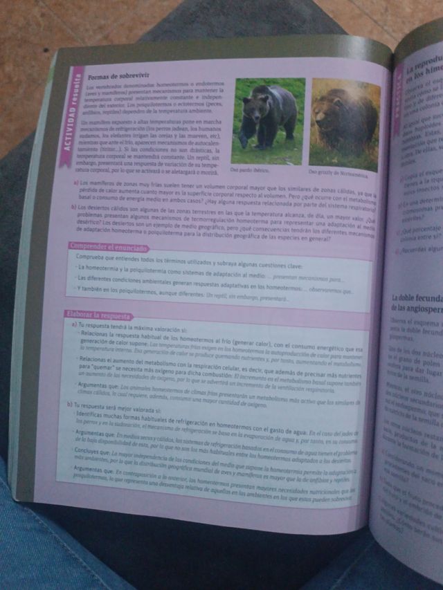 Libro de biología y geología