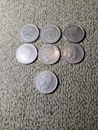 Monedas 5 pesetas 