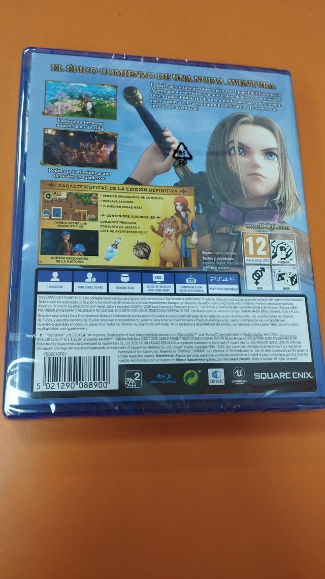 Dragon Quest XI Edición Definitiva precintado PS4