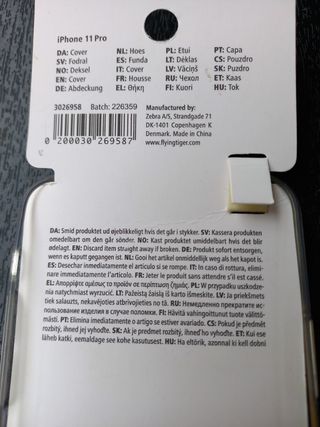 Funda Iphone 11 Pro transparente