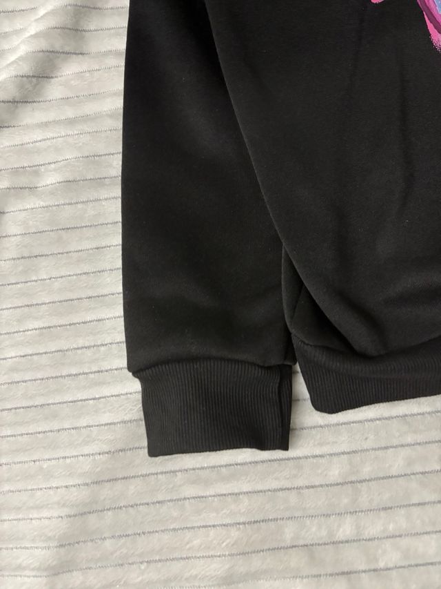 Sudadera negra con capucha vintage-Attitude