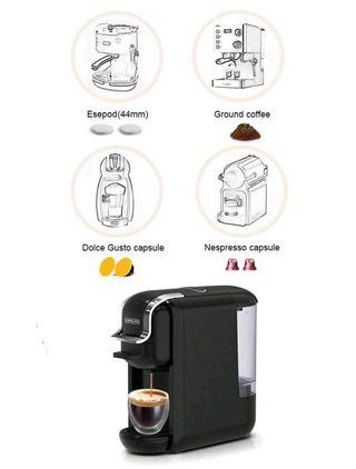 Cafetera automática 4 en 1 CAFELFFE Black