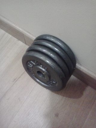 DISCOS 4 PESAS 2KG DE 28MM