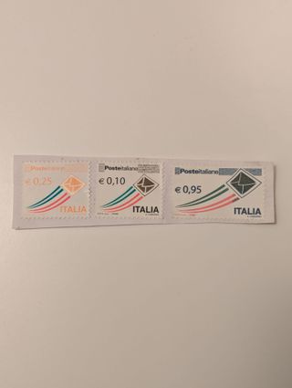 Francobolli Poste Italiane 0,95€ - 0,25€ - 0,10€