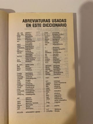 Diccionario 