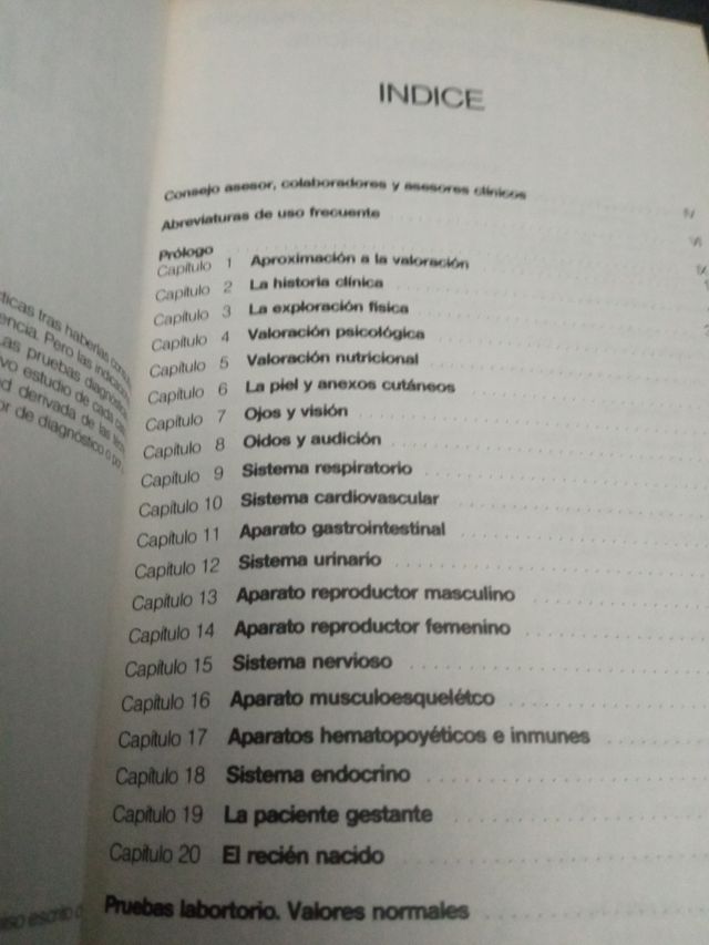 VALORACIÓN DE LA SALUD