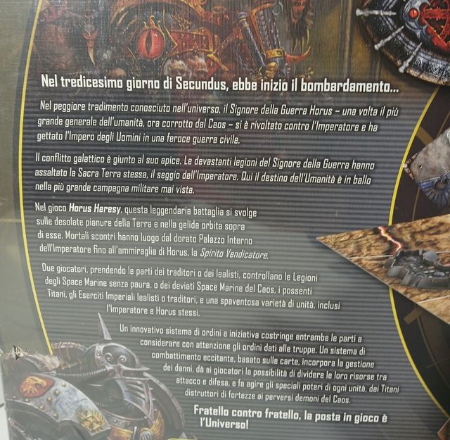 Gioco Warhammer Hours Heresy