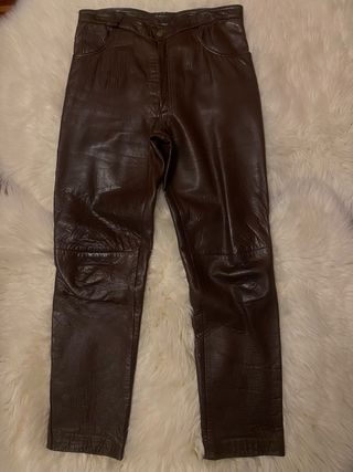 Pantalones mujer cuero (100% piel)