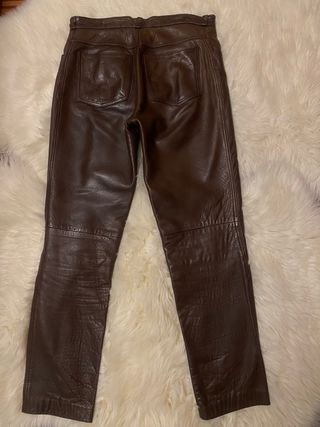Pantalones mujer cuero (100% piel)