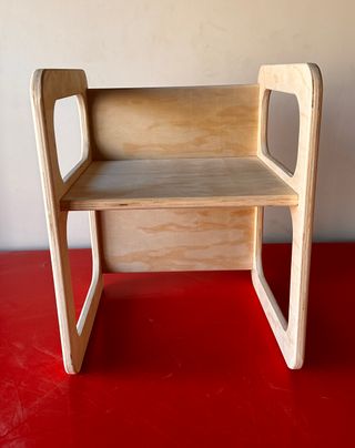 Silla, pequeña Montessori infantil tres en uno