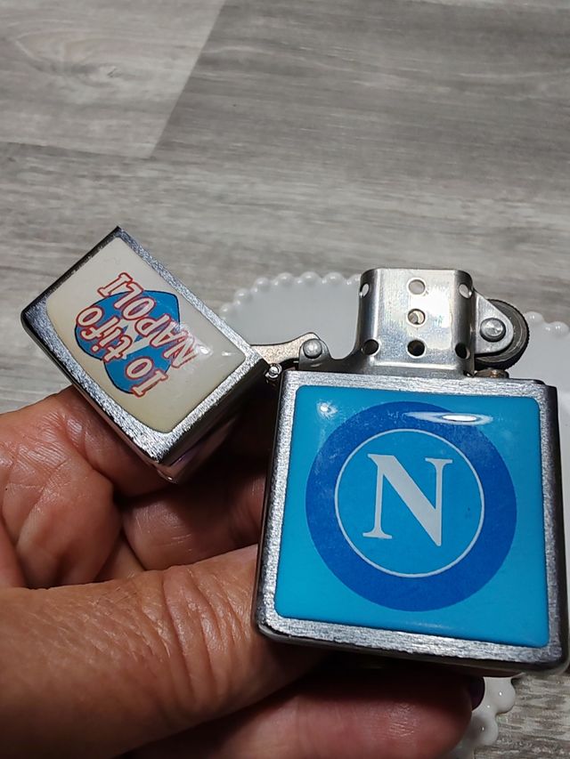 Accendino vintage del Napoli Calcio 