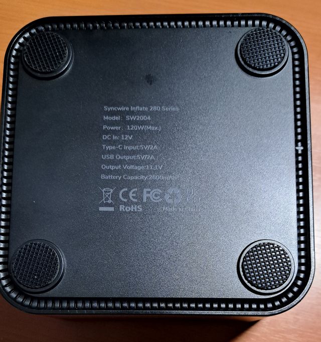 Compresor inflador coche moto bicis y pelotas