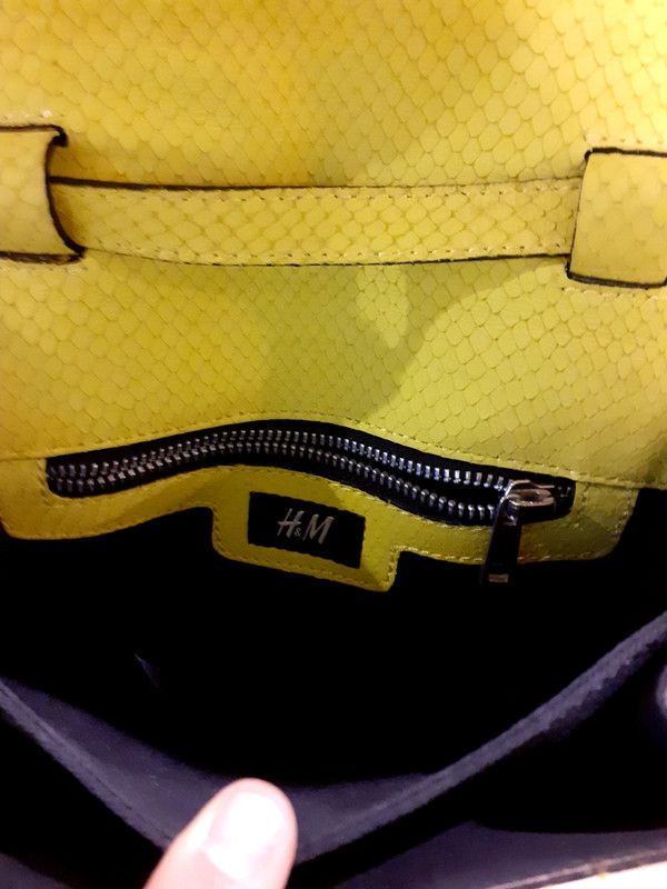 Bolsa de alsa em pele H&M