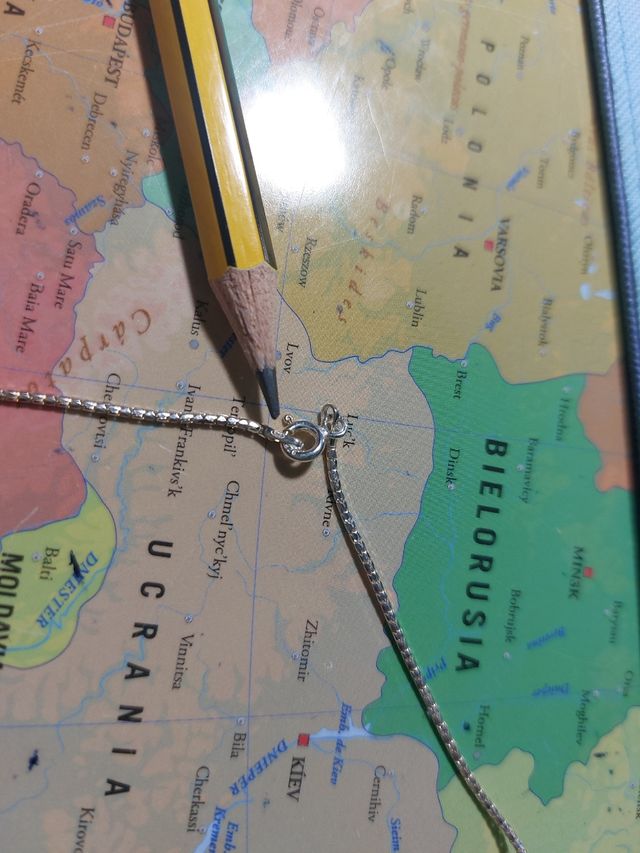 Collar plata con colgante de coral rojo