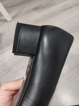 Zapatos de zendra de piel talla 41